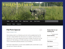 Tablet Screenshot of eaglesonfarms.com